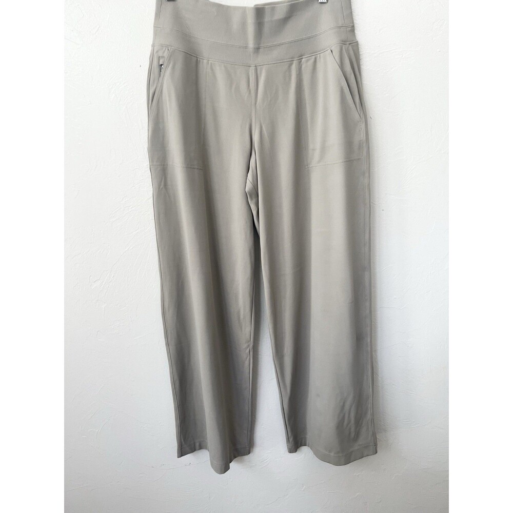 Athleta Wide Leg Travel Pants in Taupe - Picture 5 of 11